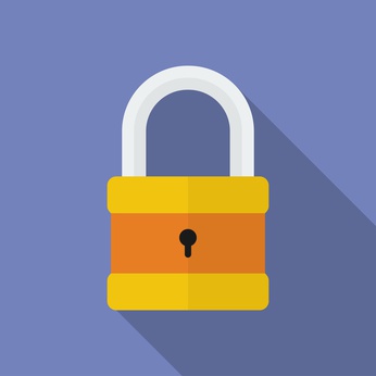 security represented with lock image